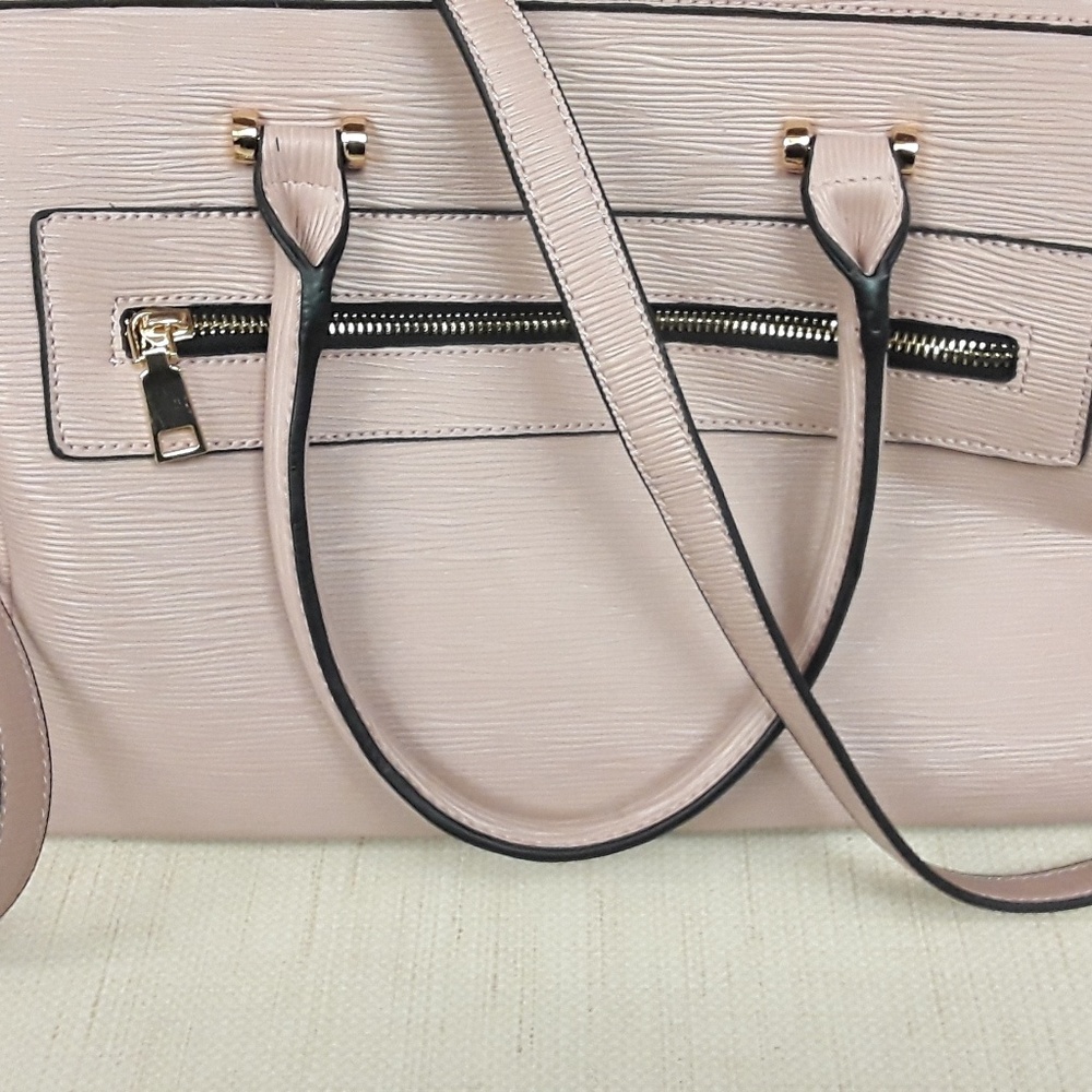 Blush Pink Satchel Crossbody Purse NWOT Boho - Picture 7 of 8